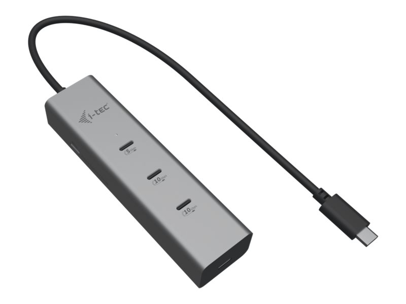 i-tec USB‑C Charge Hub 5‑Port 85W Metall 8K Video