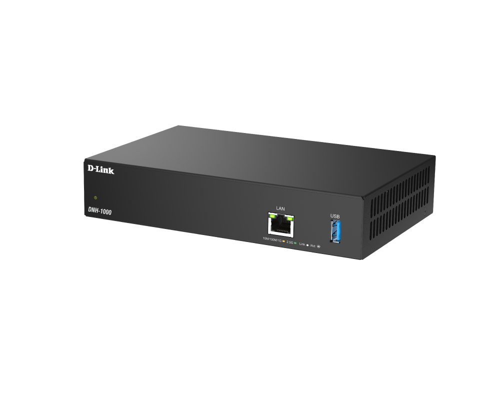 DLINK DNH1000 Nuclias Network Controller unterstuetzt bis zu 500 Geraete 1x 25G Ethernet 1x USB 30