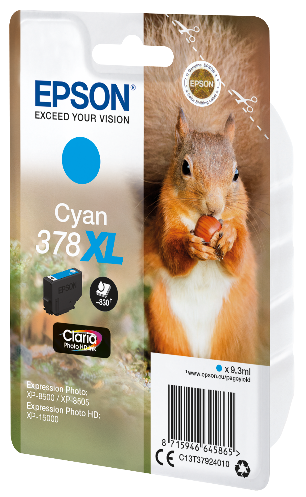 EPSON 378XLT37924 cyan Druckerpatrone