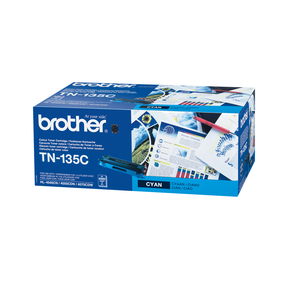 Brother TN135C Toner Cyan Hohe Ergiebigkeit