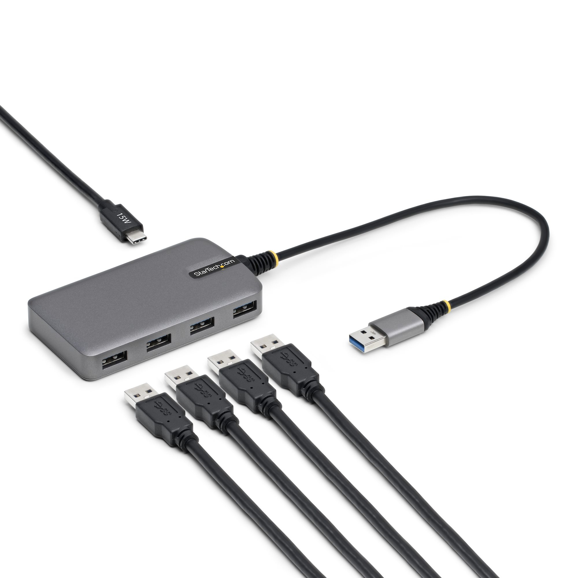 StarTech.com Hub 4‑PORT USB‑A 4 x USB 3.2 Gen 1 USB‑C USB‑A 3.2 Gen 1