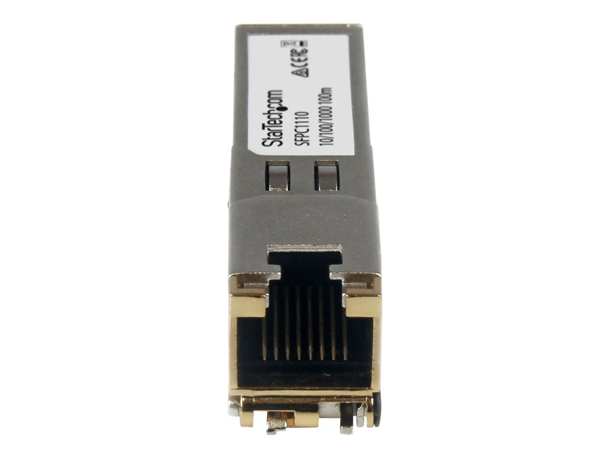StarTech.com Cisco kompatibles Gigabit RJ45 Kupfer SFP Transceiver Modul - Mini-GBIC - SFP (Mini-GBIC)-Transceiver-Modul - 1GbE