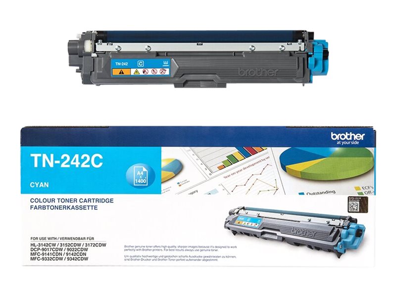 Brother TN-242C Tonerpatrone Cyan