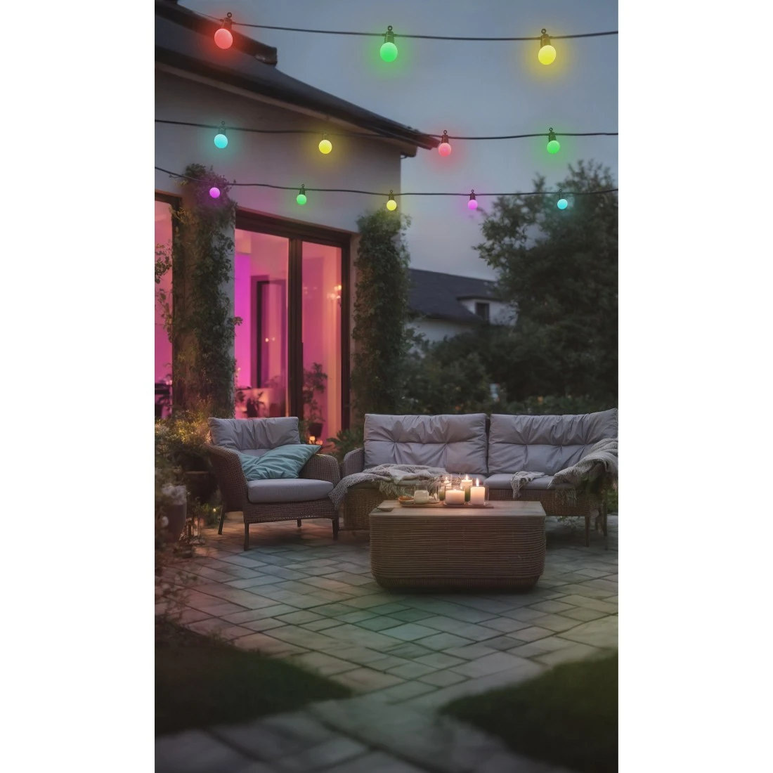 Hama Smarte LED-Lichterkette WLAN IP44