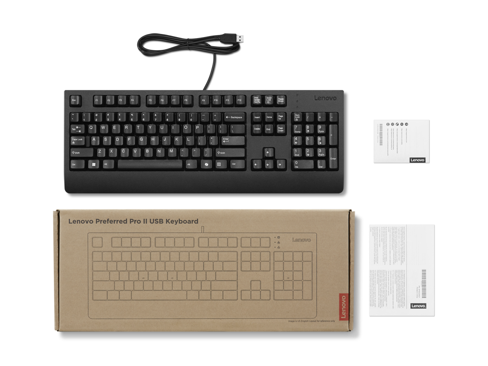 Lenovo Preferred Pro II Wired USB Tastatur schwarz