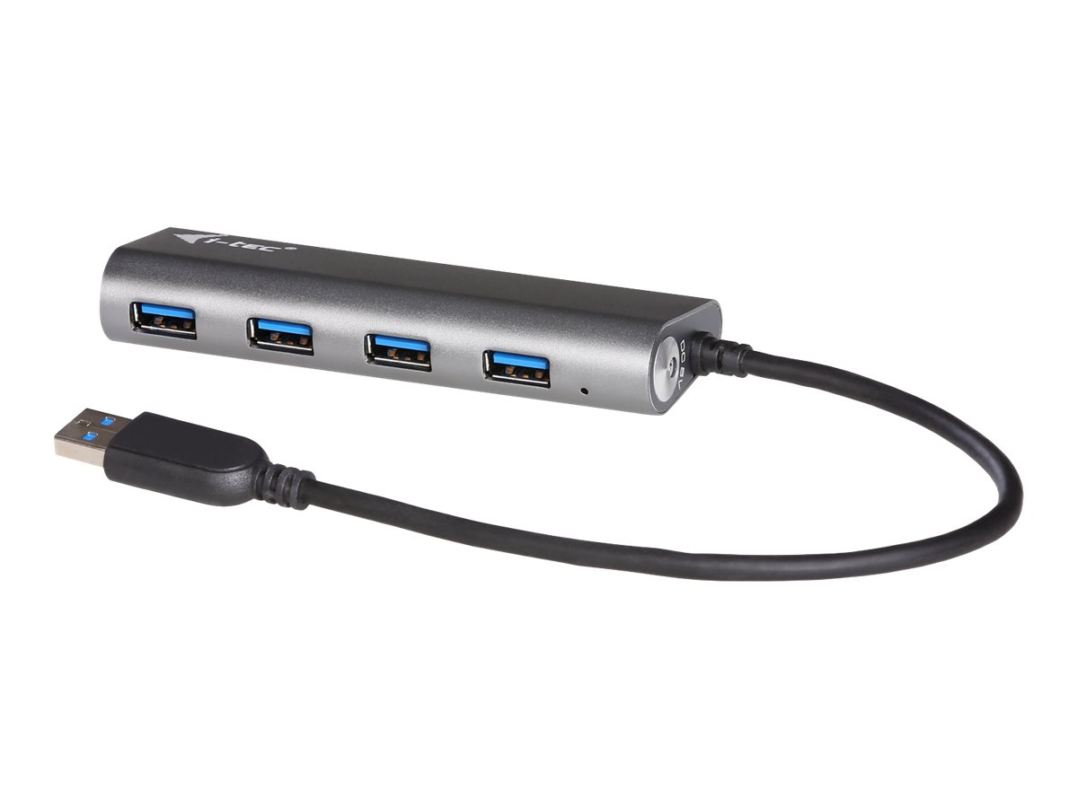 i-tec USB 3.0 Metal Hub 4-fach silber