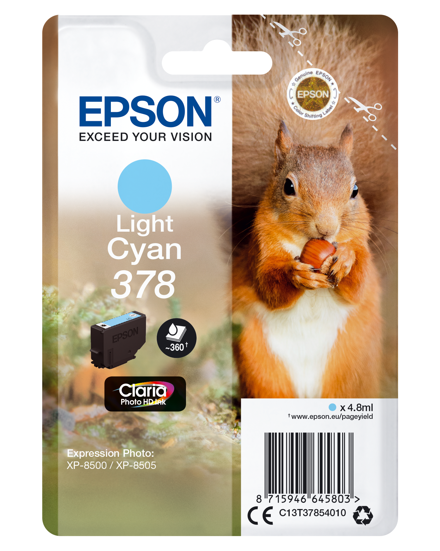 EPSON 378T37854 light cyan Druckerpatrone