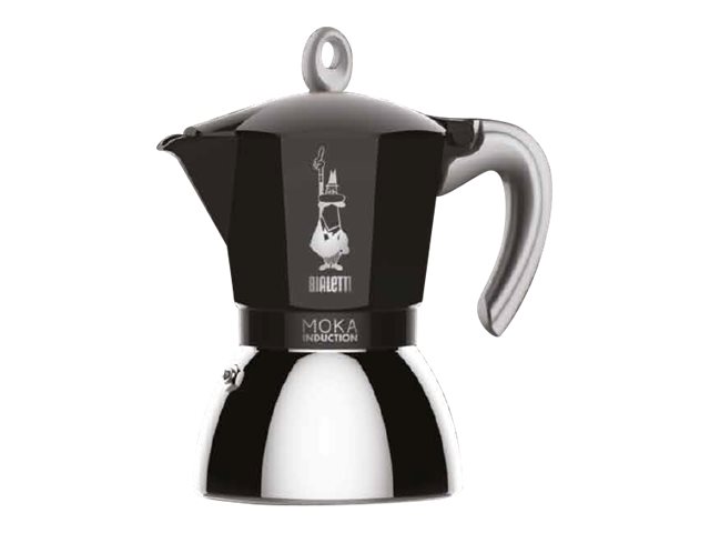 Bialetti Moka Induction Espressokocher 4 Tassen schwarz