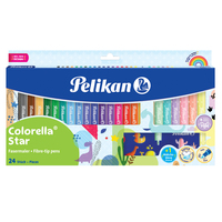 Pelikan Colorella Star C302 Fasermaler 24 Farben Schablone