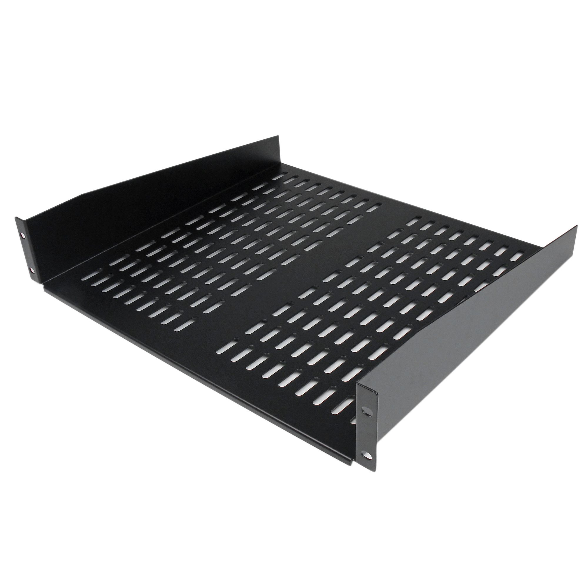 StarTech 2U Universal Rack Fachboden belüftet 16 Zoll