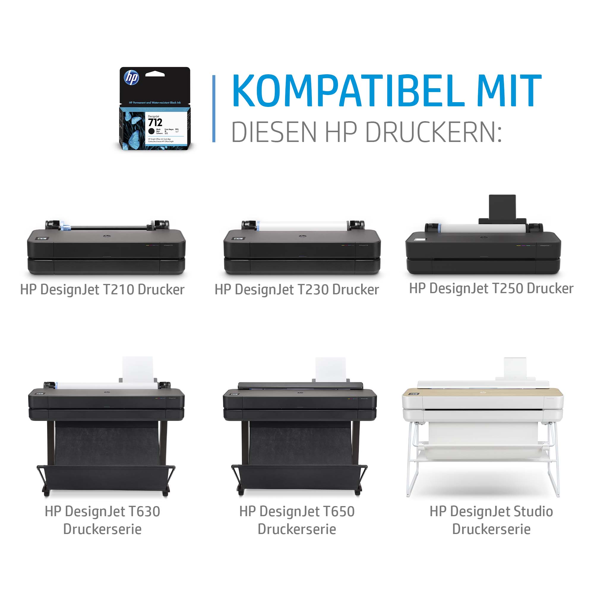 HP DesignJet 712 Gelb
