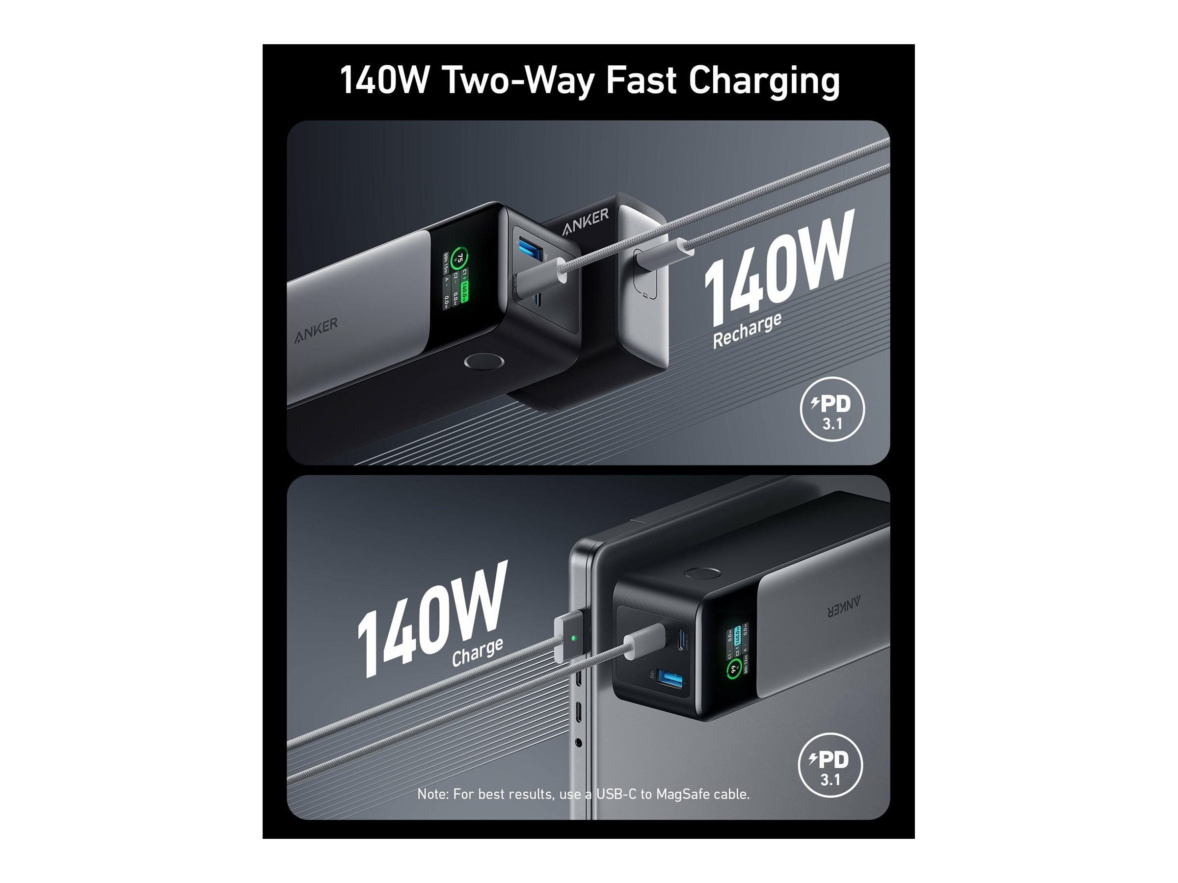 Anker Innovations 737 140W 24000 mAh Powerbank