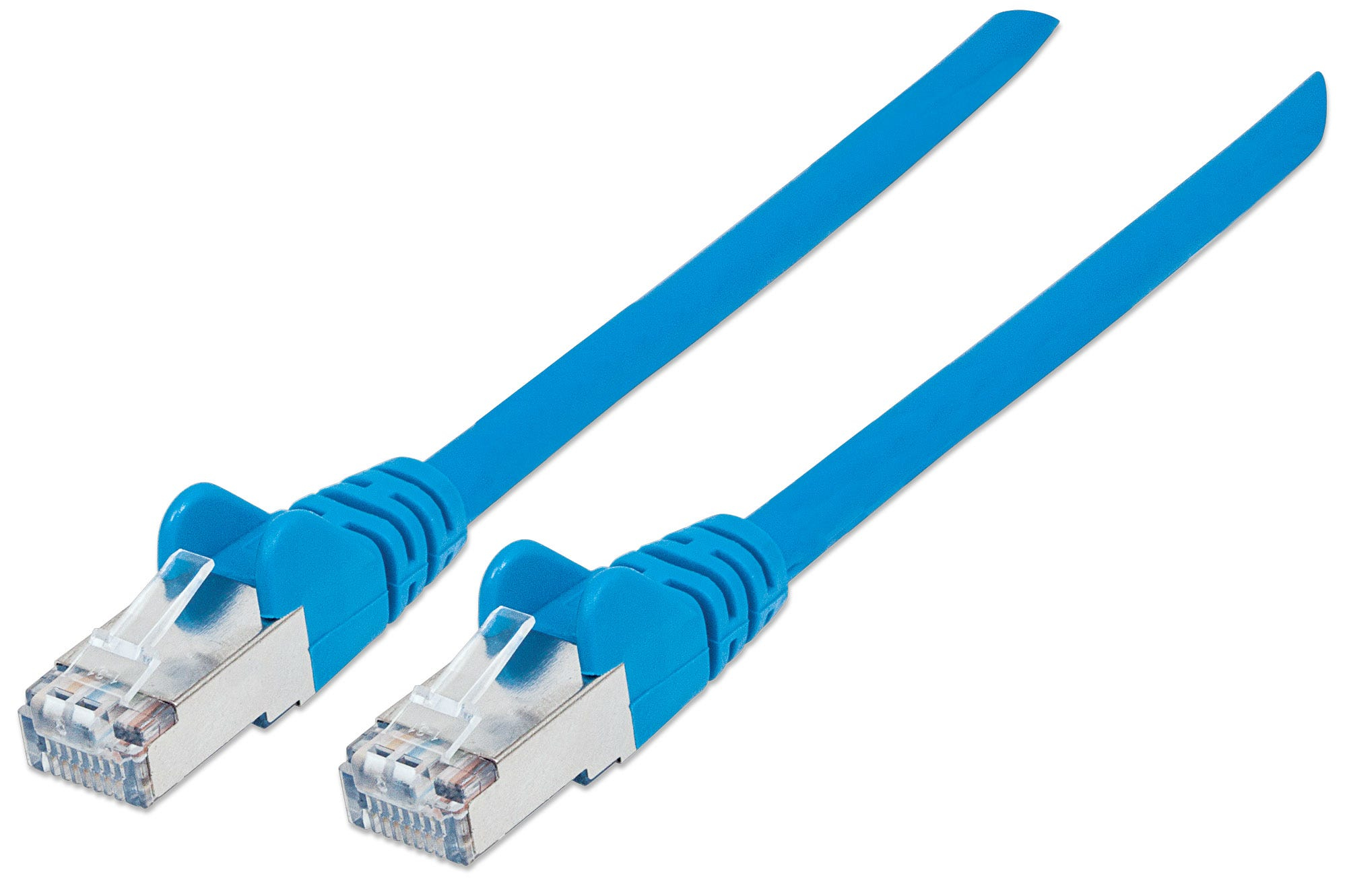 Intellinet Patchkabel Cat6A S/FTP 0,5m blau