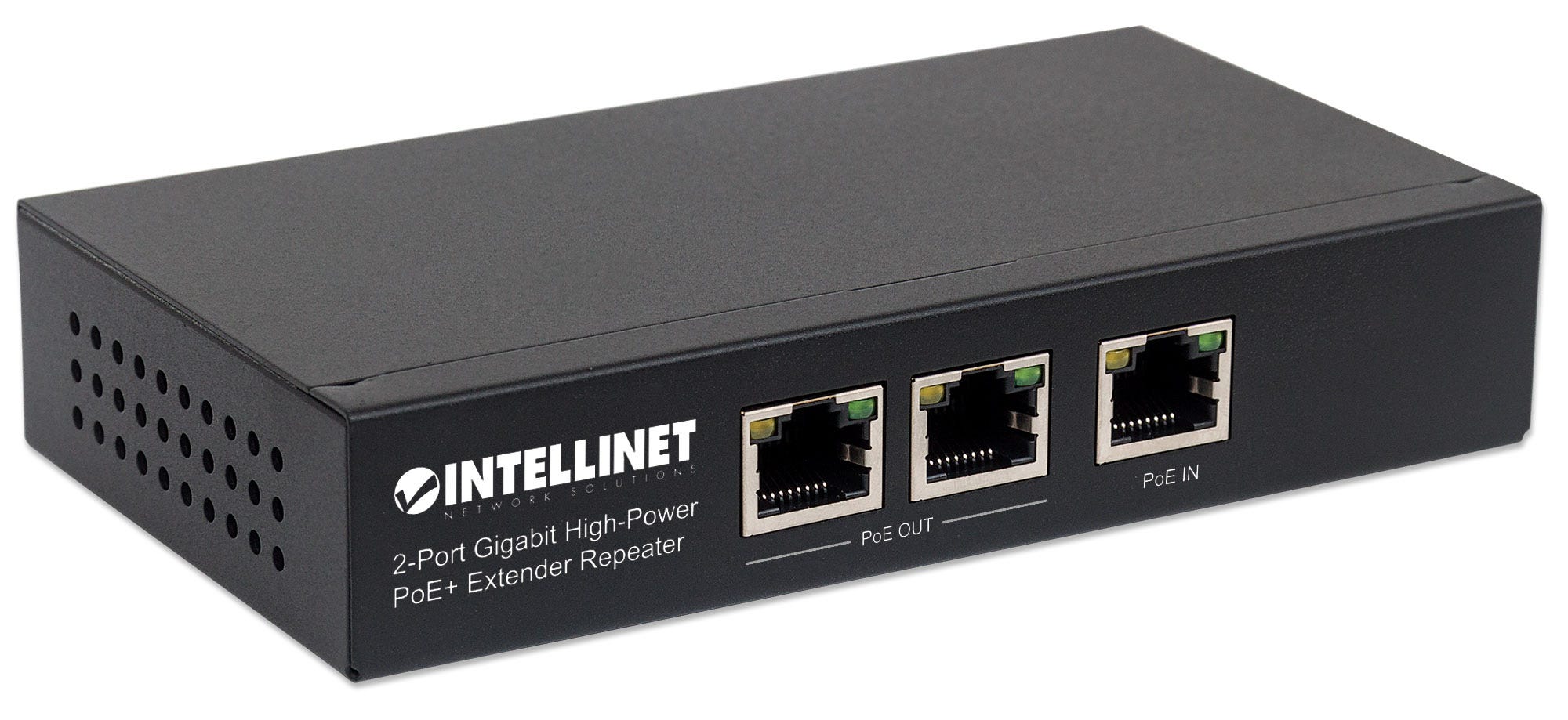 Intellinet 2-Port Gigabit High-Power PoE+ Extender 100m