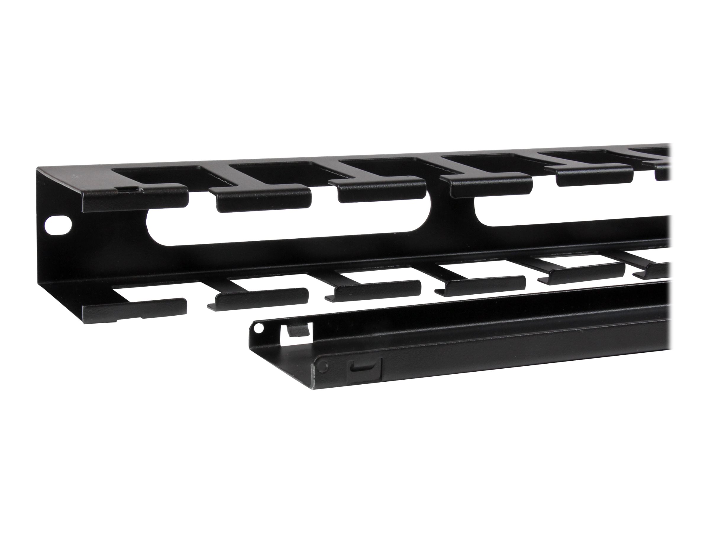 StarTech.com Rangierpanel 1 HE 19 Zoll mit Abdeckung Server Finger