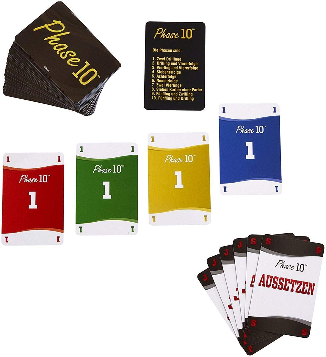 Mattel Games Phase 10 Kartenspiel