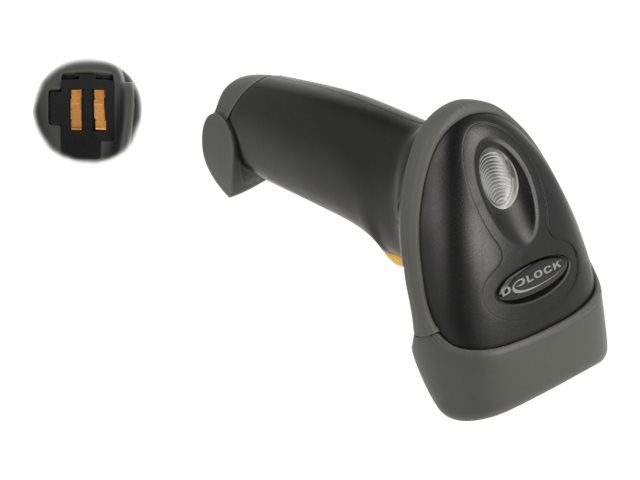 Delock Barcode-Scanner 2,4 GHz 1D/2D tragbar mit Ladestation