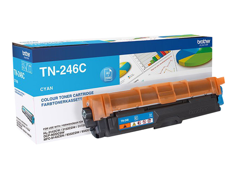 Brother TN-246C Tonerpatrone Cyan