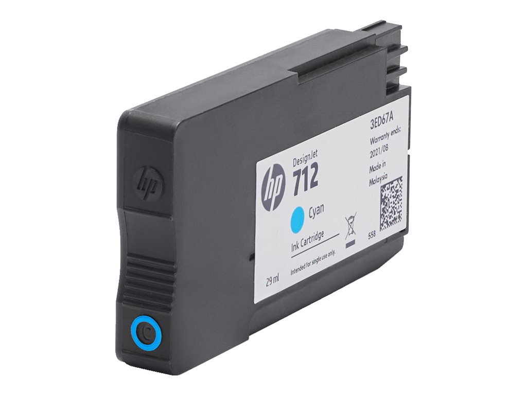 HP 712 DesignJet Cyan 29ml