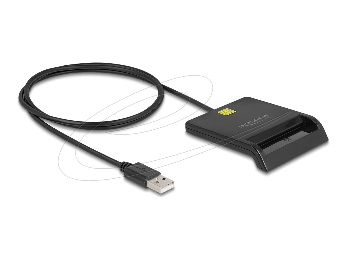 Delock SmartCard-Leser USB Schwarz