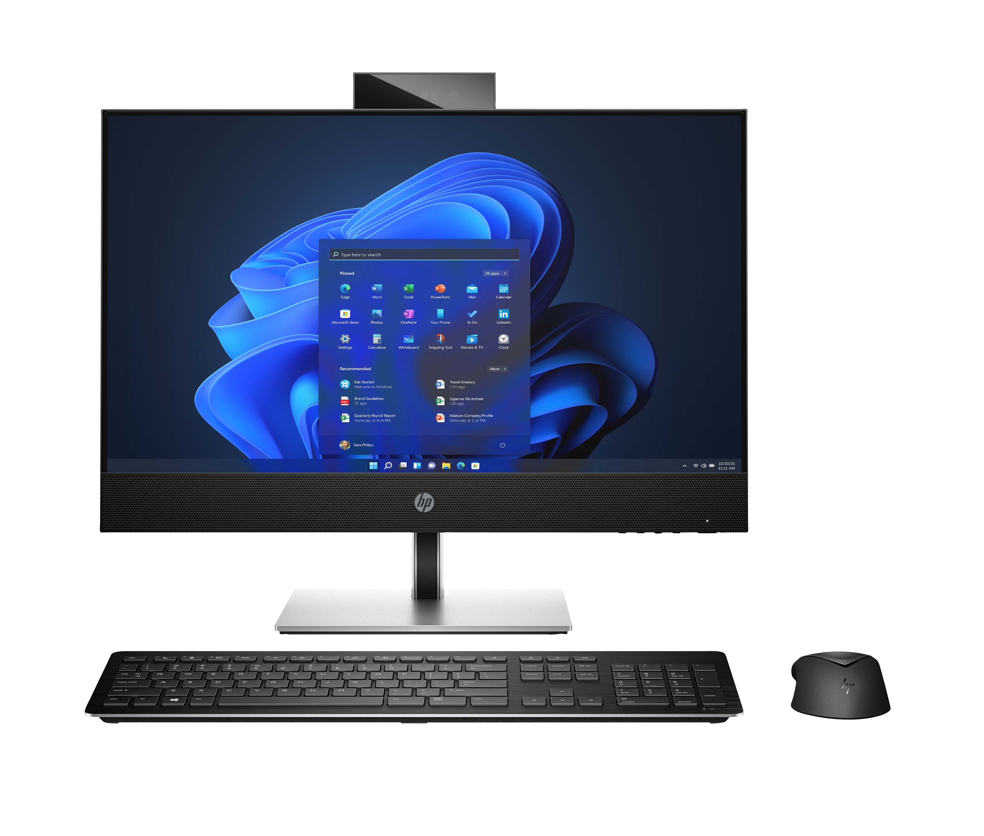 HP ProOne 440 G9 23,8 Zoll i7-14700T 16 GB 512 GB SSD FHD