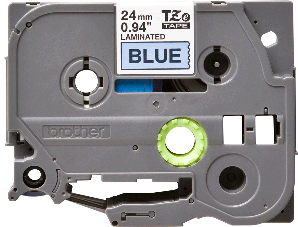 Brother TZe-551 24mm Schwarz auf Blau
