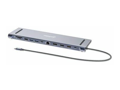Manhattan 12-in-1 Dockingstation 4K USB-C 3.2 Gen 1