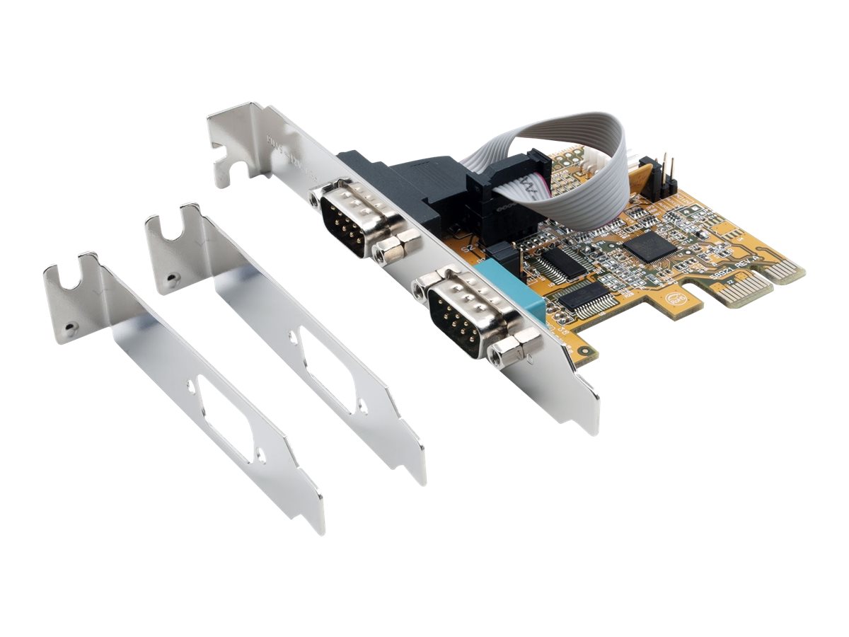 Exsys EX-44082 PCI Express x1 2x seriell RS-232