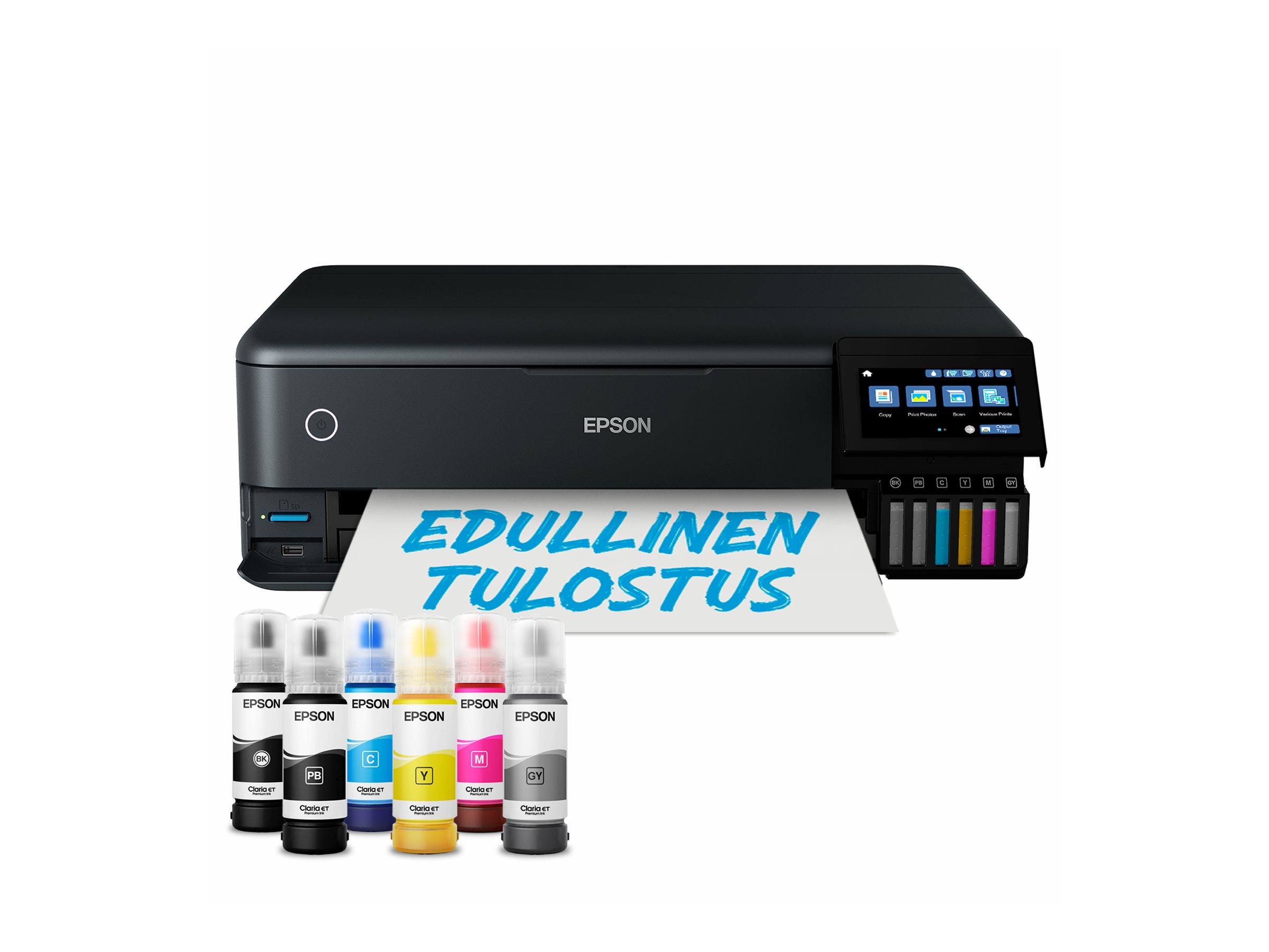 EPSON EcoTank ET8550 3 in 1 TintenstrahlMultifunktionsdrucker schwarz