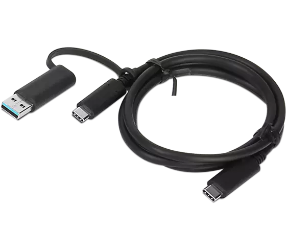Lenovo USB-C Kabel 1m Schwarz