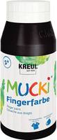 C.Kreul MUCKI Fingerfarbe Schwarz Waschbar Gluten-frei 750 ml