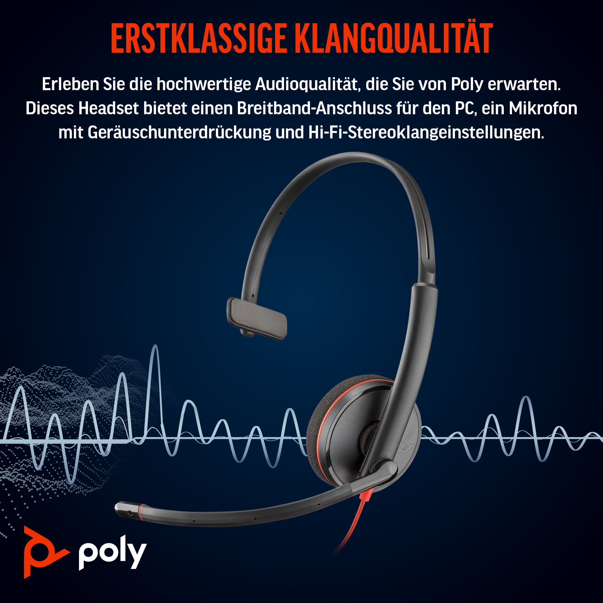 Poly Blackwire 3210 Headset Kabel
