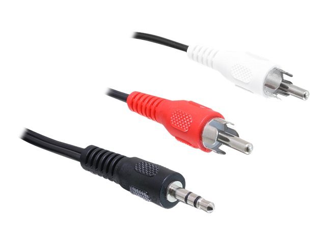 Delock Audiokabel RCA 3.5mm Klinke