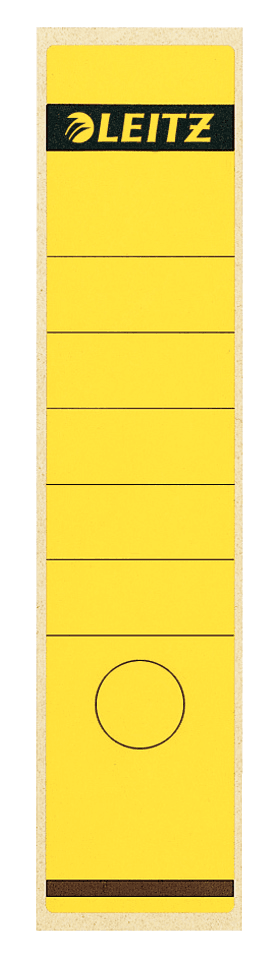 Esselte Leitz Ordneretiketten 1640 gelb 8,0 cm Rückenbreite