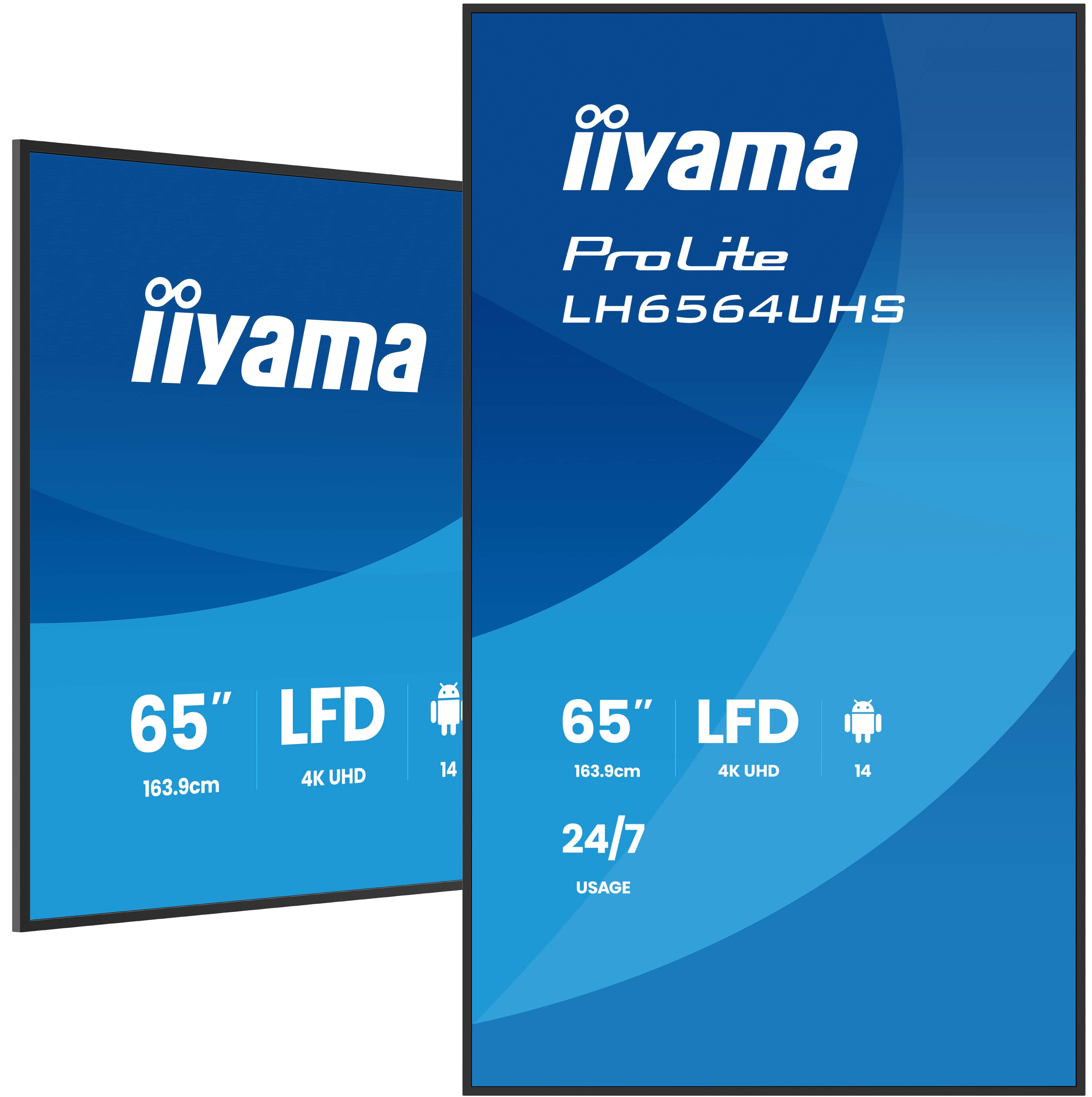 Iiyama ProLite LH6564UHS-B1AG 65 Zoll 4K USB-C
