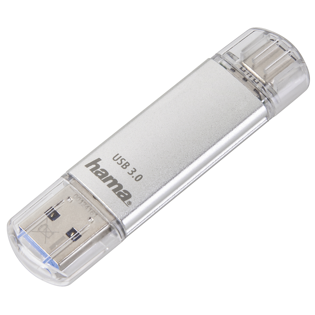 hama USBStick CLaeta silber 256 GB, 1 St