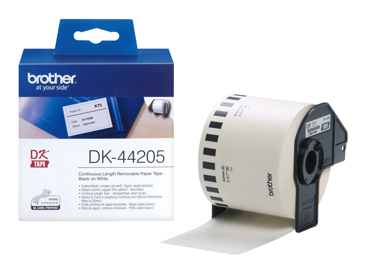 Brother DK44205 Etiketten-Rolle 62mm