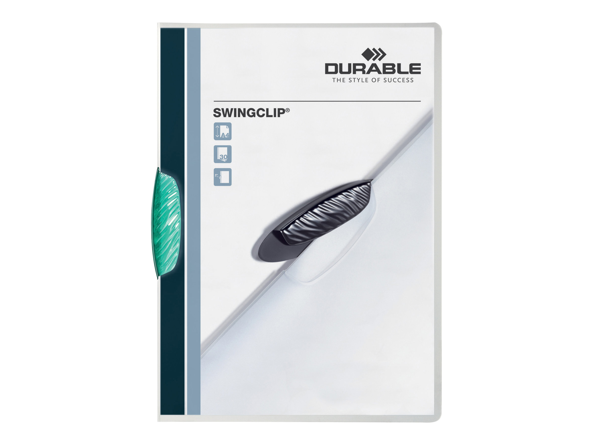 Durable Swingclip Klemmhefter dunkelgrün DIN A4 30 Blatt