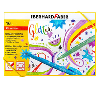Eberhard Faber Fasermaler Glitter 16 Farben 3 mm