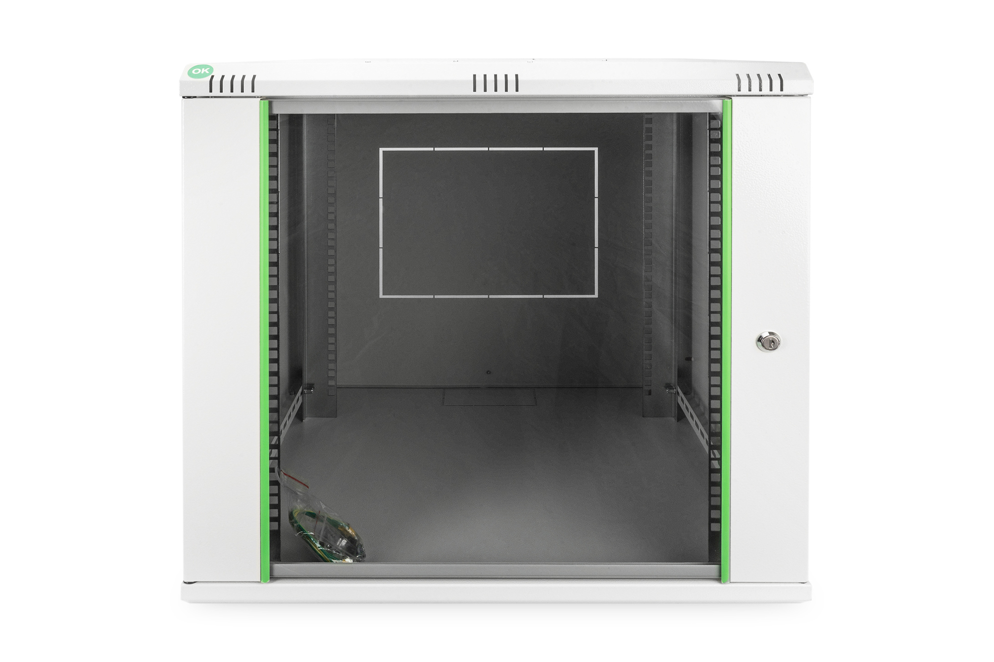 DIGITUS Netzwerkschrank Dynamic 12HE 638,40x600x600mm grau