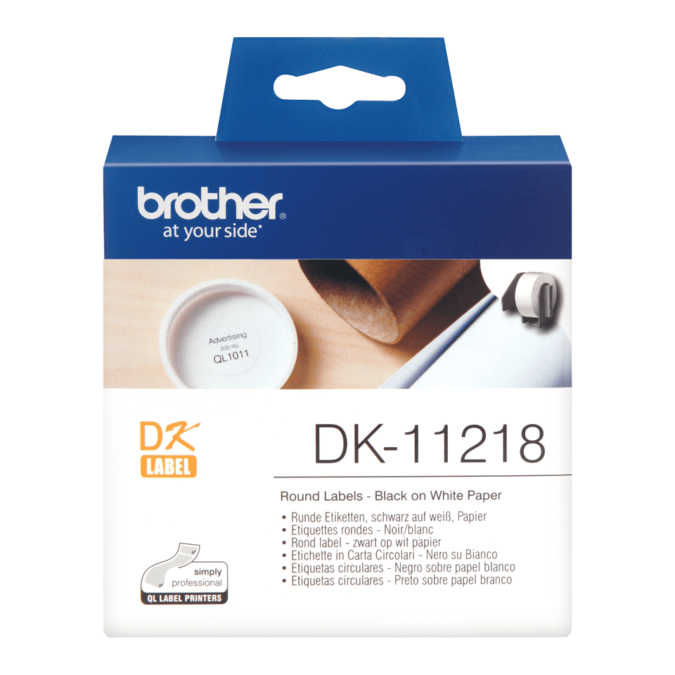 Brother DK-11218 Etiketten-Rolle 24mm