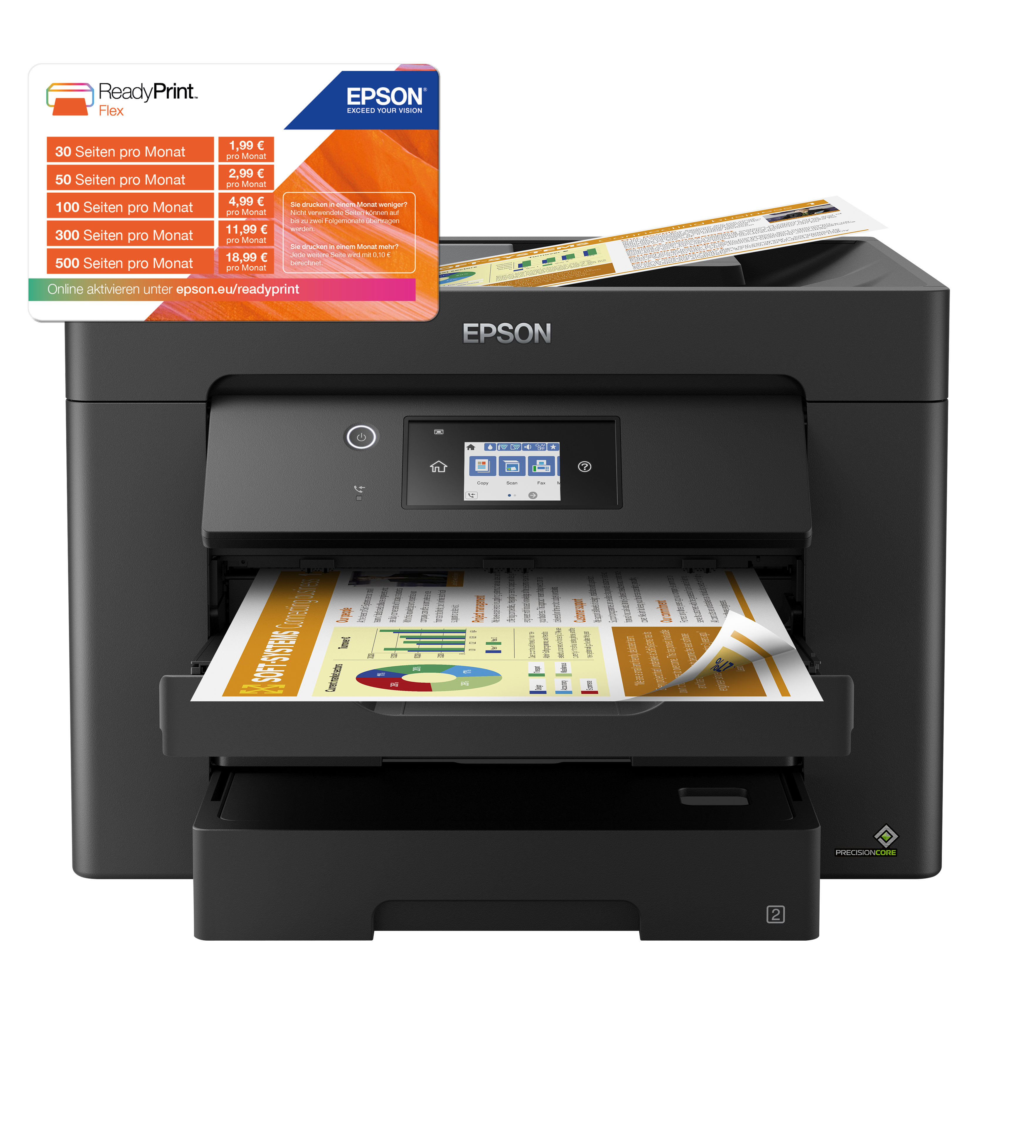 Epson WorkForce WF-7830DTWF A3 Multifunktionsdrucker