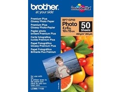 brother Fotopapier BP71GP50 DIN A6 glänzend 260 gqm 50 Blatt