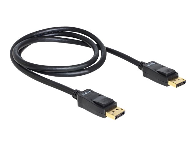 DisplayPort STST 1m DeLock Black