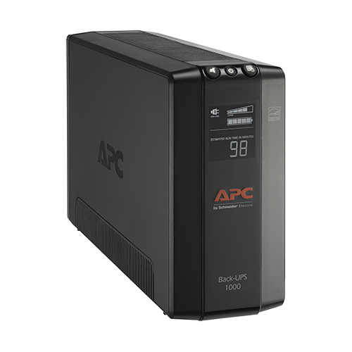 APC Back‑UPS Pro BX1000M 8 Outlets AVR LCD Interface