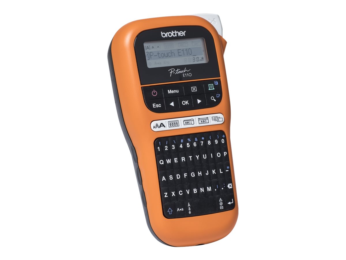 Brother P-Touch PT-E110 Beschriftungsgerät Rolle 1,2 cm