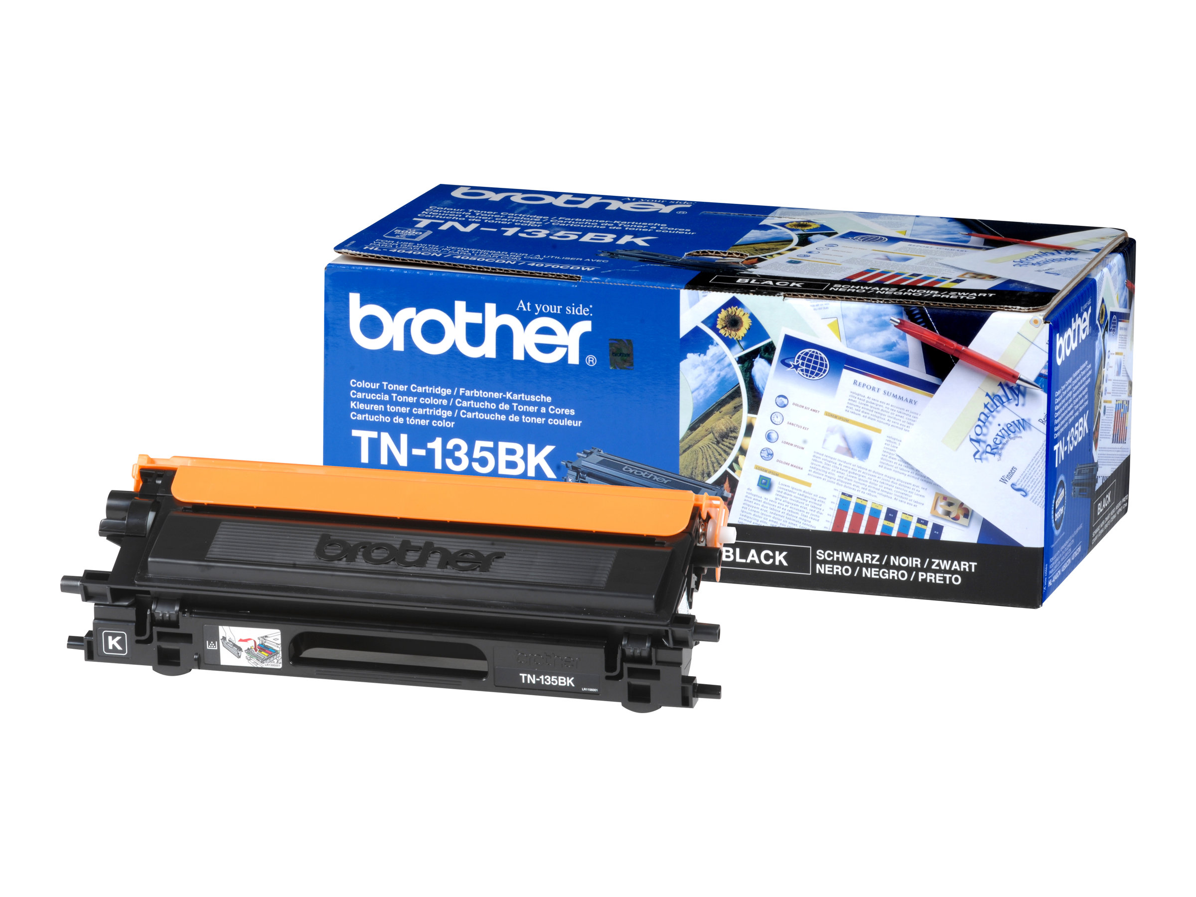 Brother TN135BK Toner Schwarz