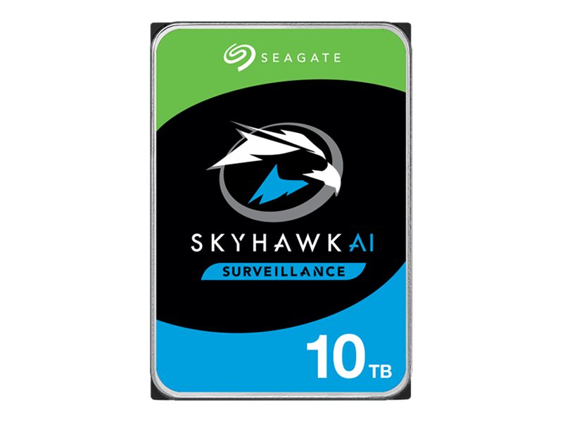 SEAGATE Surveillance AI Skyhawk 10TB HDD SATA 6Gbs 256MB cache 8,9cm 3,5Zoll BLK P