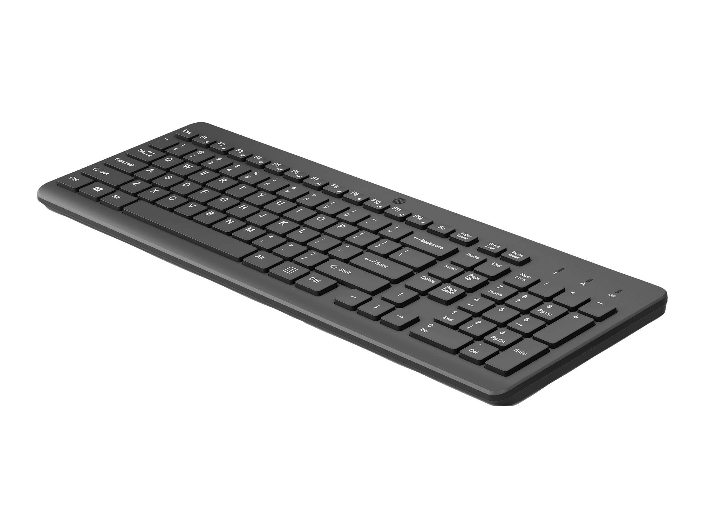 HP 225 Wireless Tastatur Schwarz Layout Deutsch