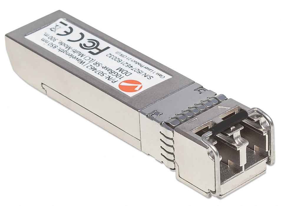 Intellinet SFP+ Transceiver 10 Gigabit Multimode 10GBase-SR LC